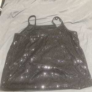 SHEIN Black Sequin Camisole